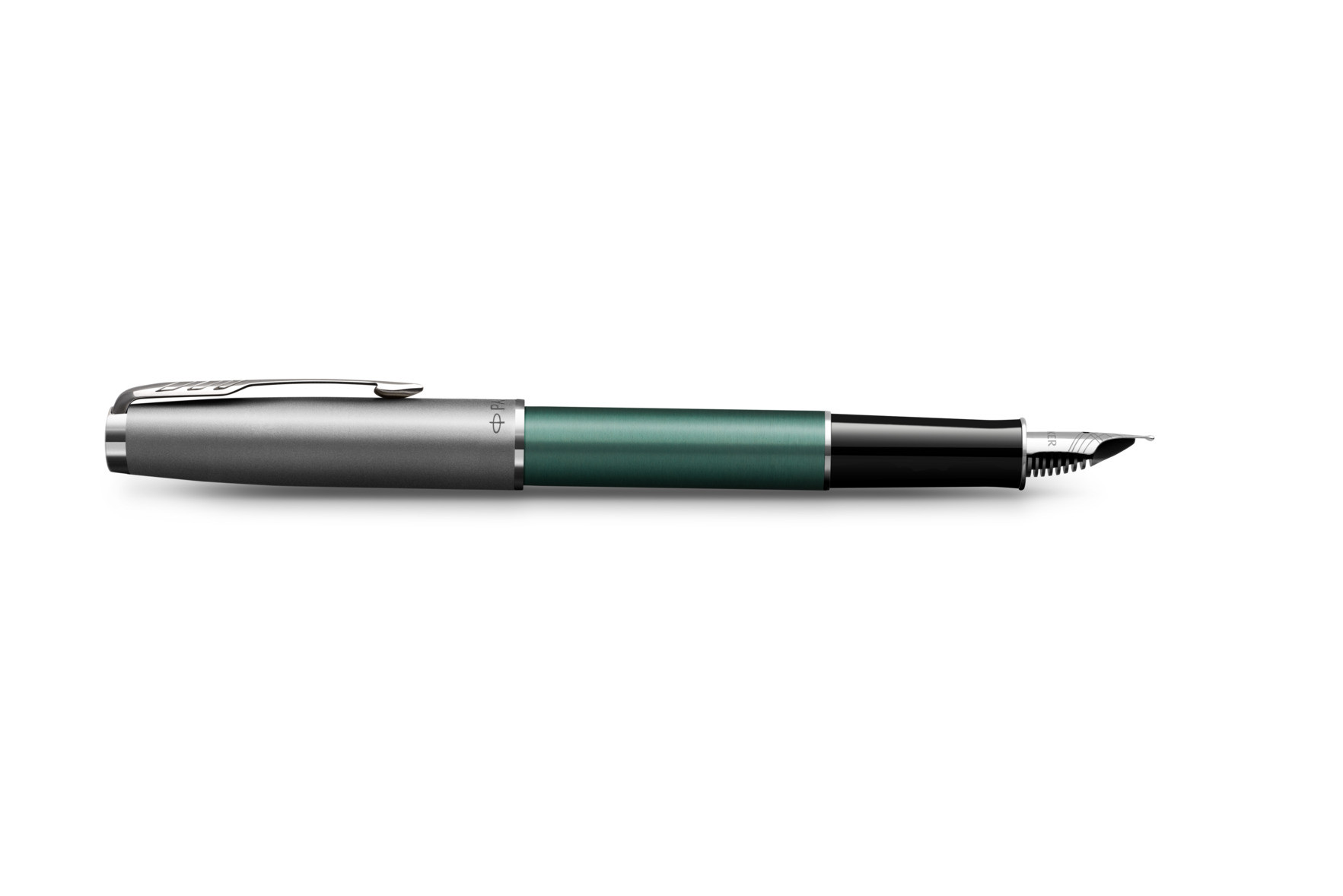 Pióro wieczne Parker Sonnet Sand Blasted Metal Green CT